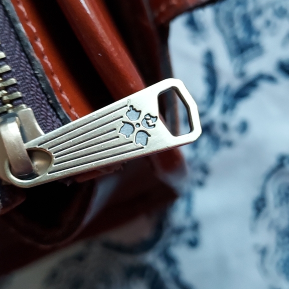 Patricia Nash Leather Small Satchel, Vintage - Picture 11 of 16